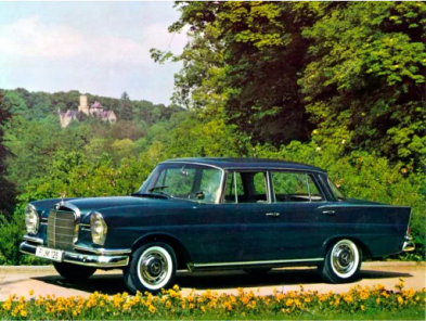 1959 | Safety bodyshell with crumple zones: Mercedes-Benz "Fintail" (W 111)